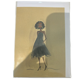 Black Dress Card