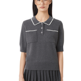 Polka Knit Grey
