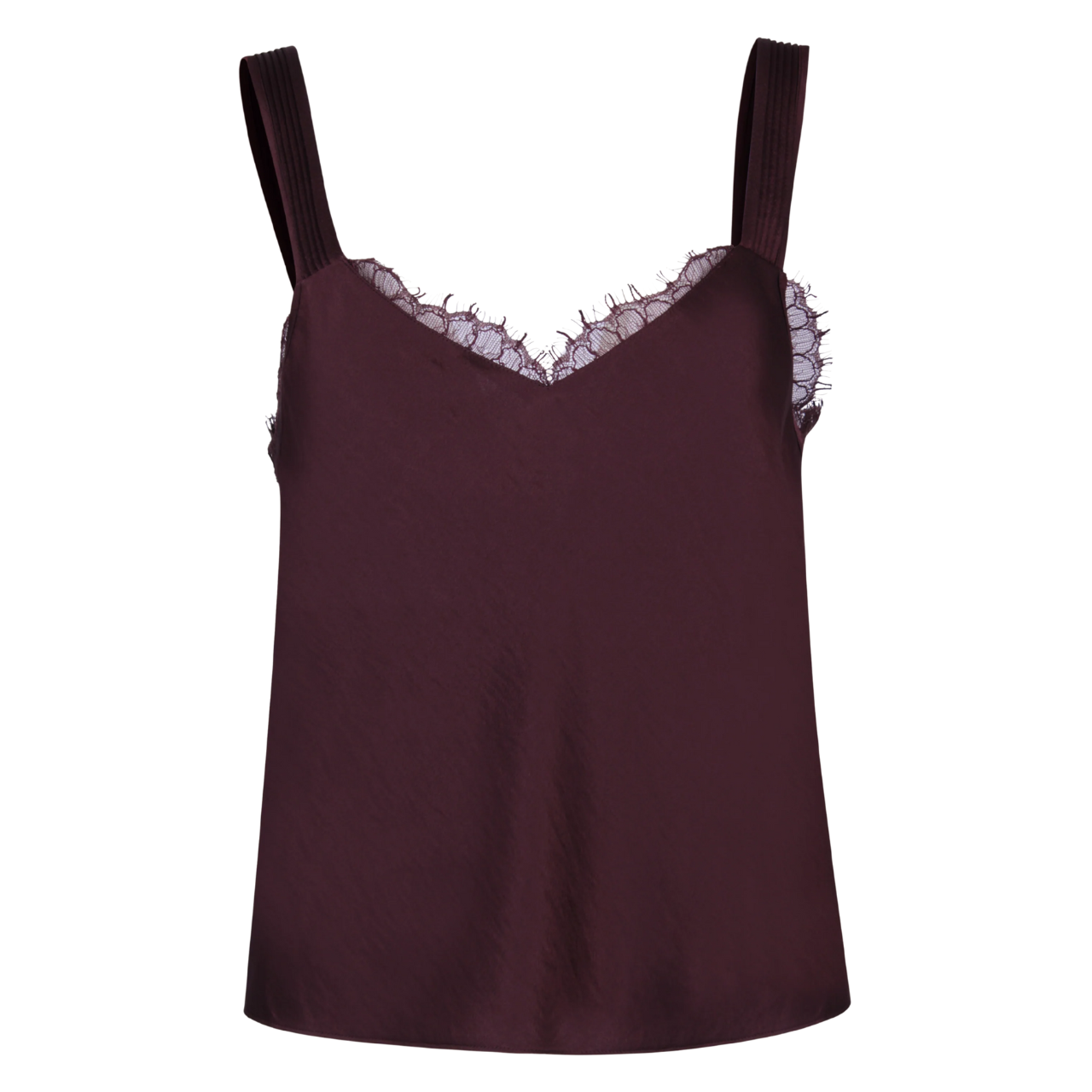 Placed Lace Cami Fig