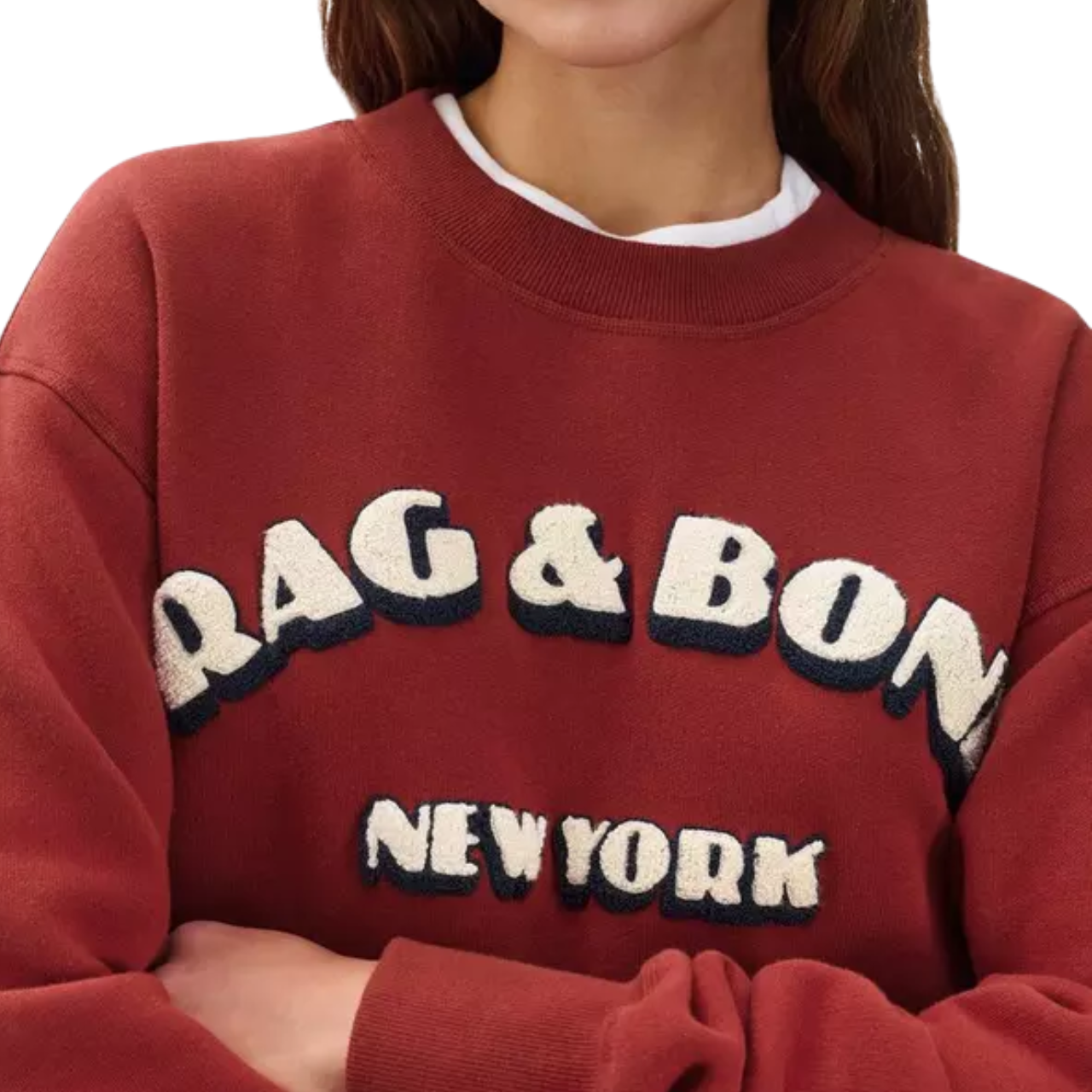 RBNY Oversized Sweatshirt Ruby