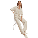 Roxbury Zip Through Ivory Marl