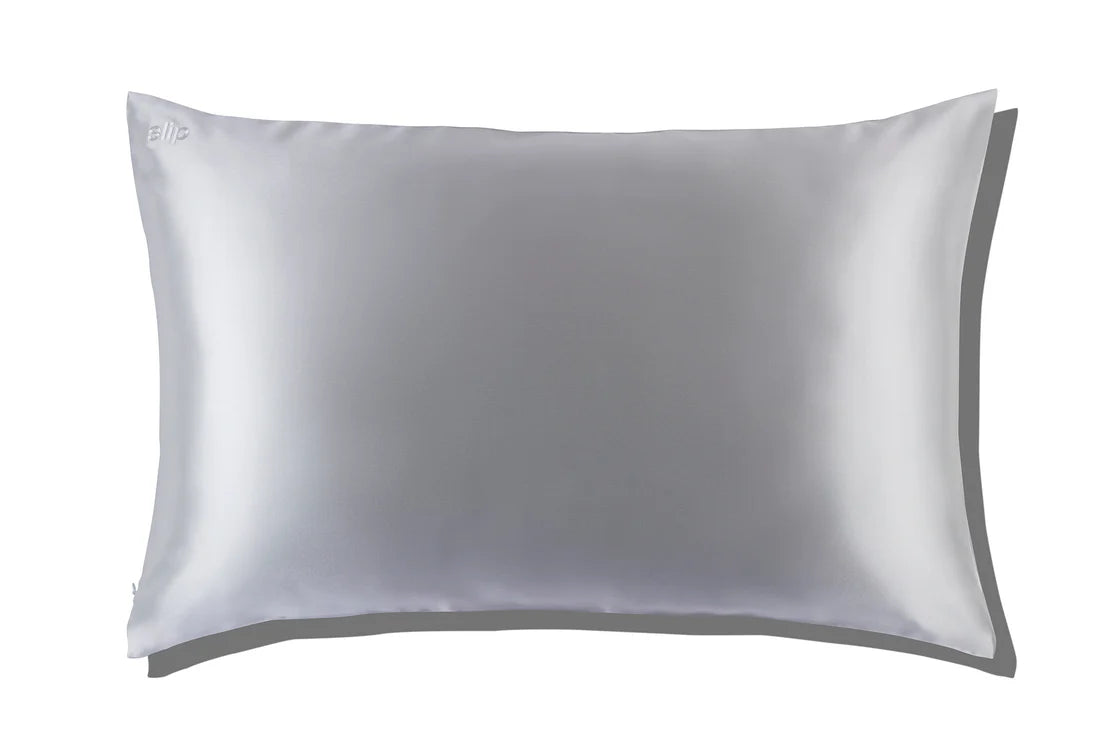 Queen Silk Pillowcase Silver