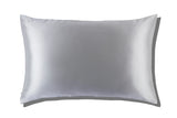 Queen Silk Pillowcase Silver