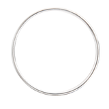 Small Silver Plain Bangle 6cm