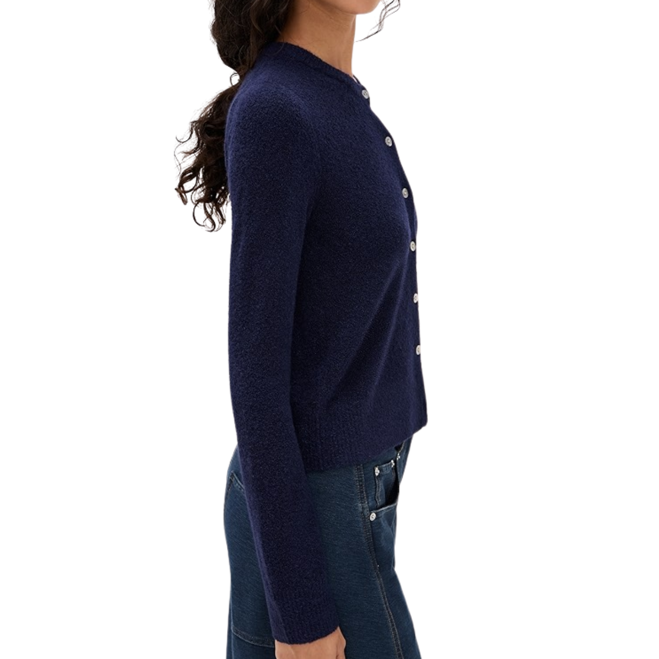 Soft Boucle Cardigan Twilight