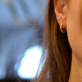 Solstice Huggie Gold