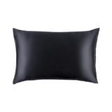 Queen Silk Pillowcase Black