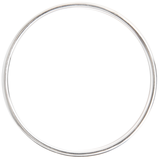 Small Silver Plain Bangle