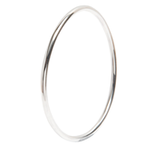 Small Silver Plain Bangle