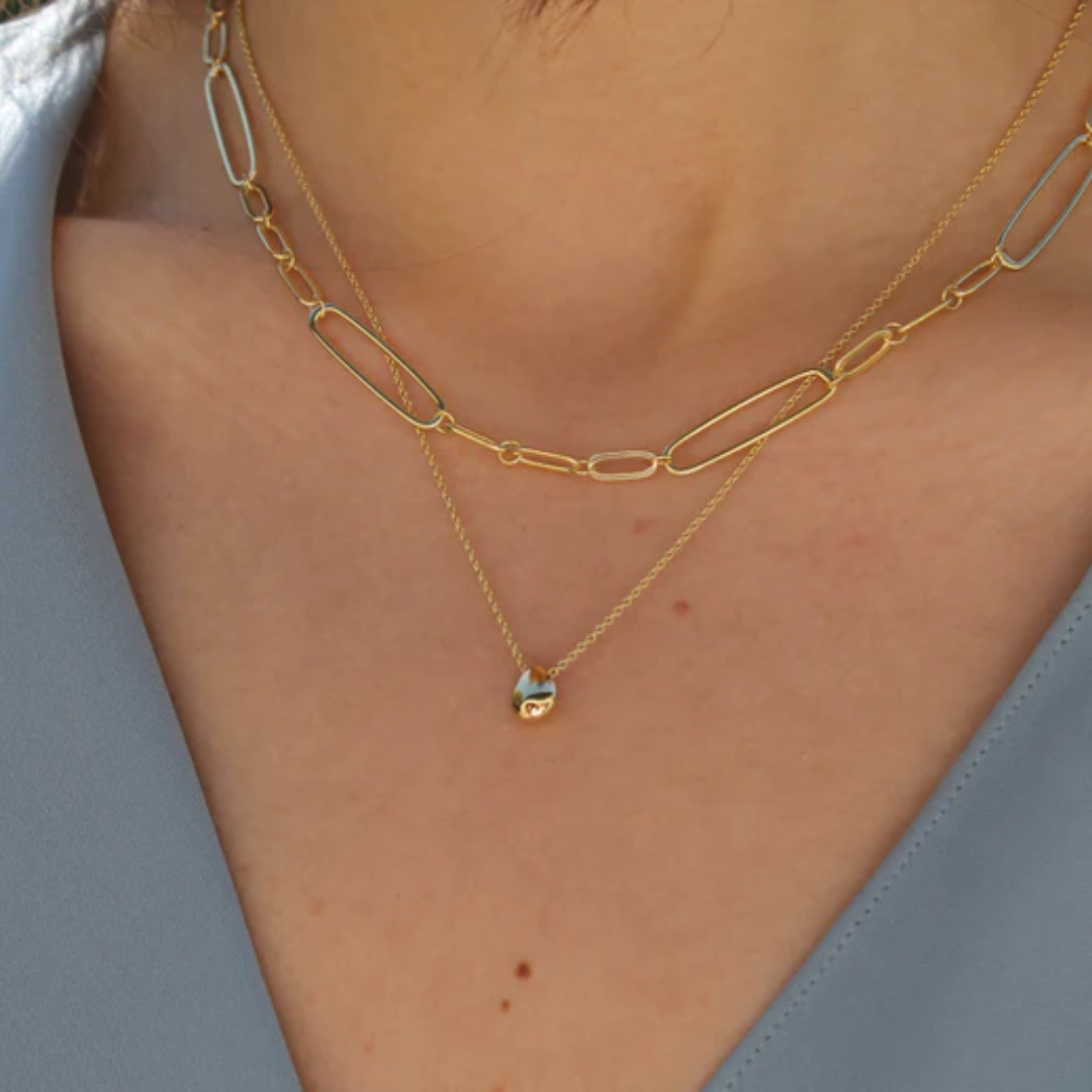 Gold Nugget Necklace