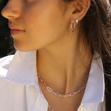 Silver Classic Hoop Earrings