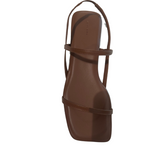 Hilda Flat Sandals Cognac