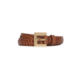 Nicola Belt Embossed Brown