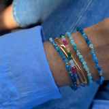 Rainbow Beaded Bracelet