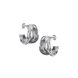 Tova Hoops Silver