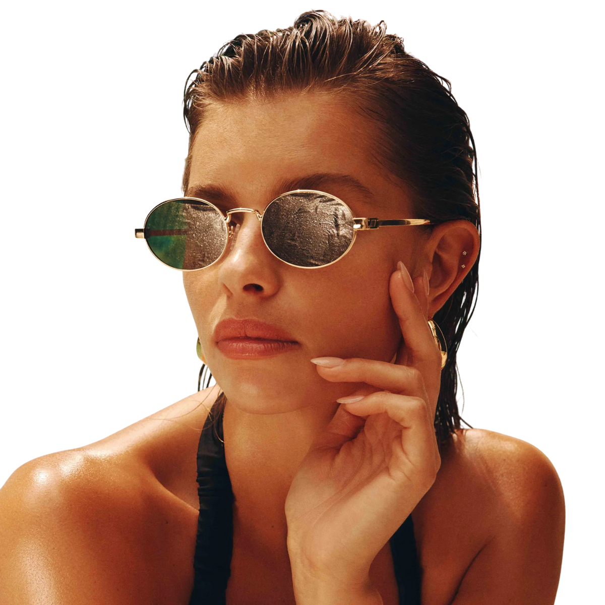 Poseidon Deux Sunglasses Gold