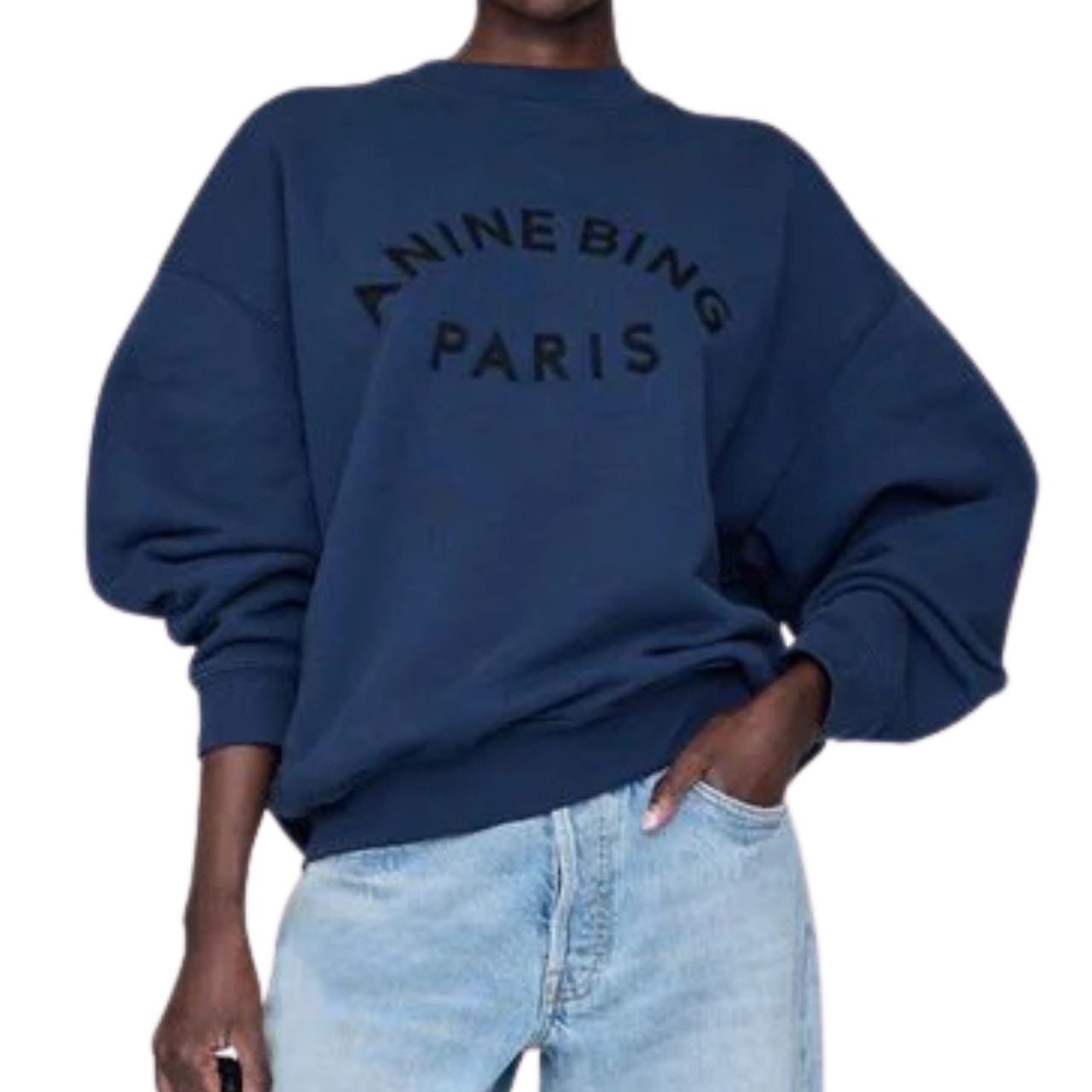 Jaci Paris Sweatshirt Washed Navy