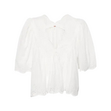 Costa Eyelet Top White