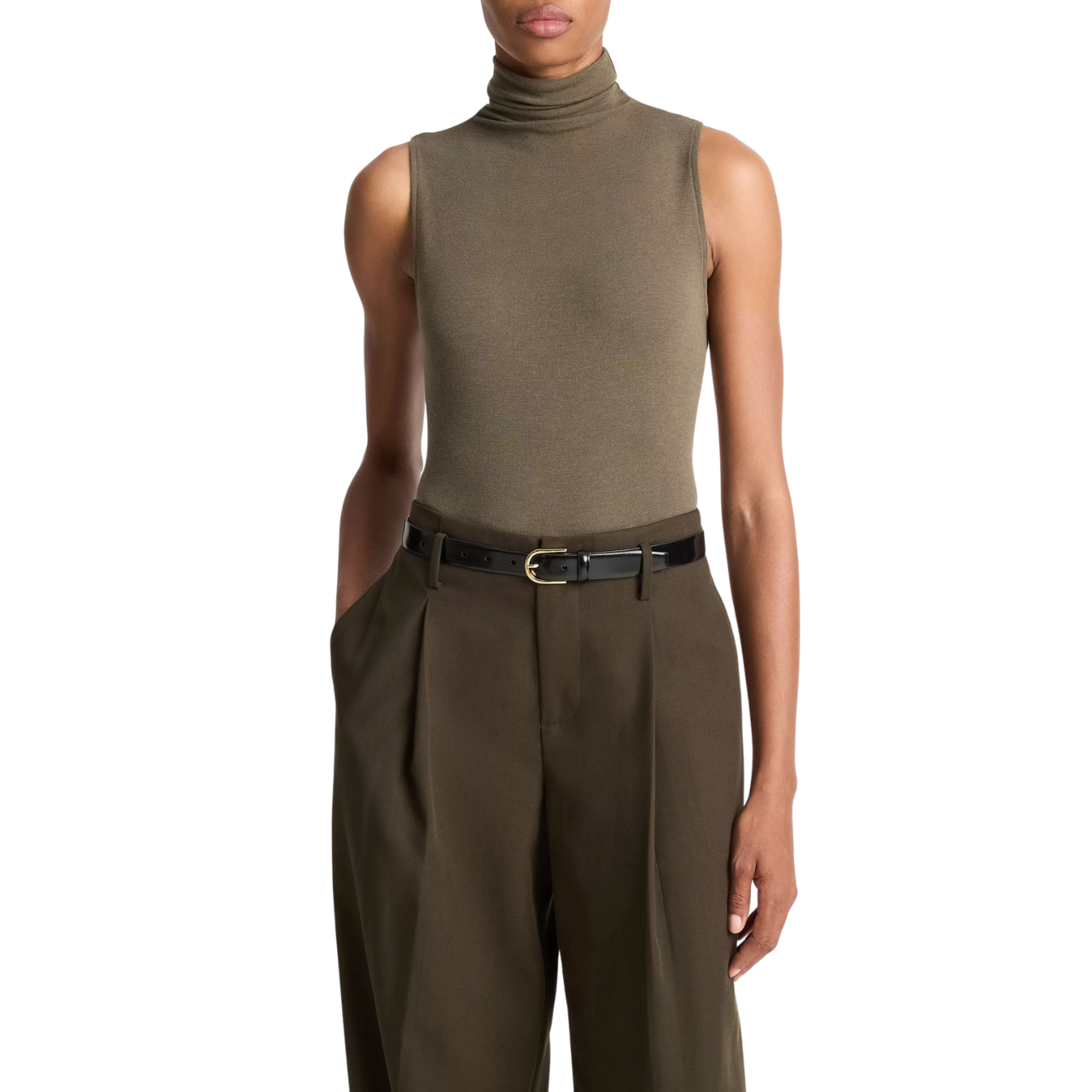 Sleeveless Turtleneck Cypress