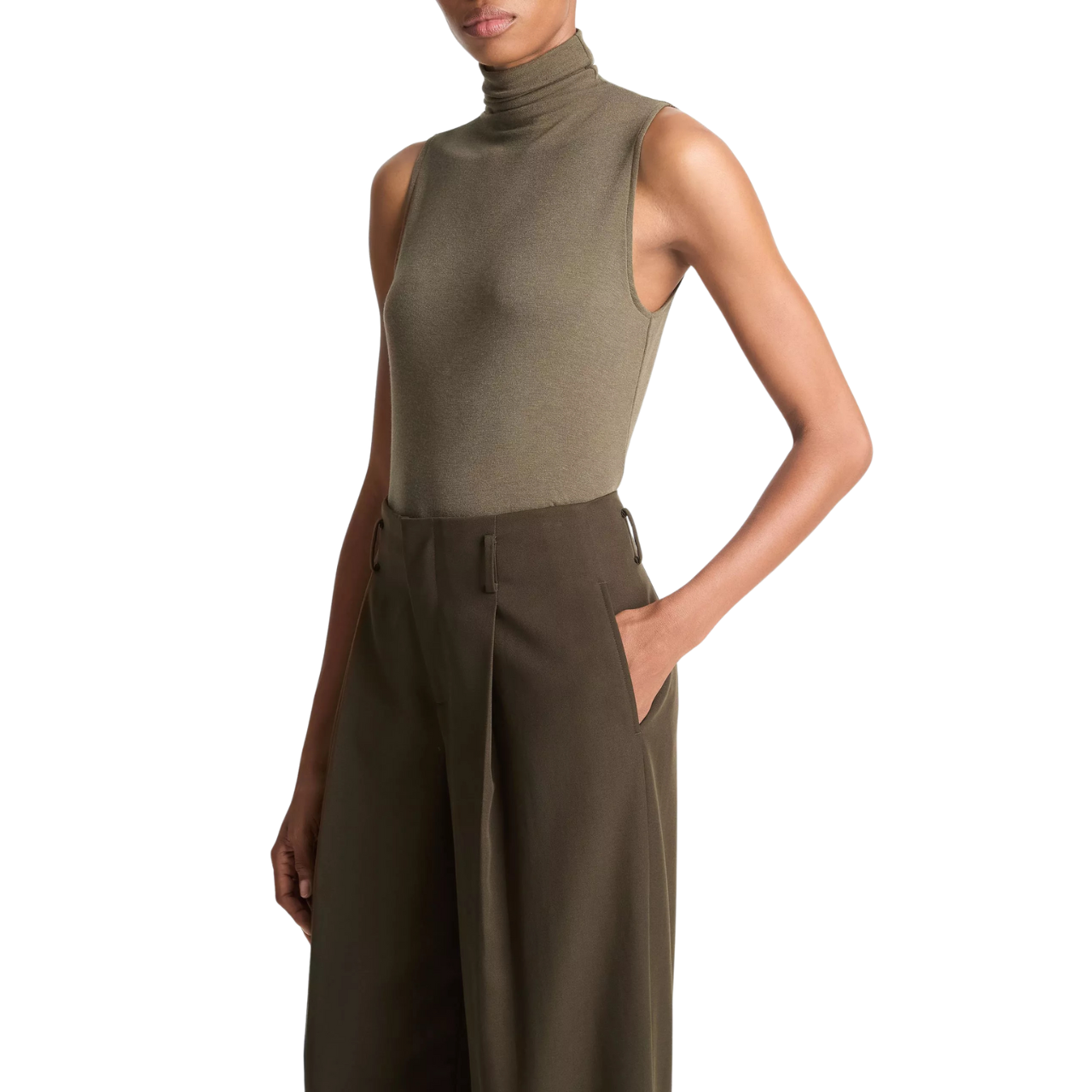Sleeveless Turtleneck Cypress