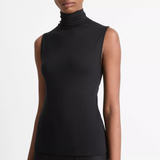 Sleeveless Turtleneck Black