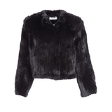 Knitted Rex Jacket Black