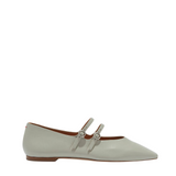 Franny Leather Flats Cloud