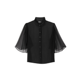The Flutter Blouse Black
