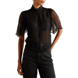 The Flutter Blouse Black