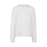 Pleated NK Blouse Off White