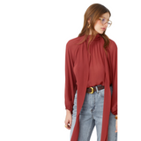 Lincoln Blouse Terracotta