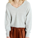 Raxon V-Neck Heather Grey