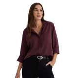 Shirt Tail Button Down Pinot Noir
