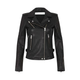 Newhan Black Leather Jacket