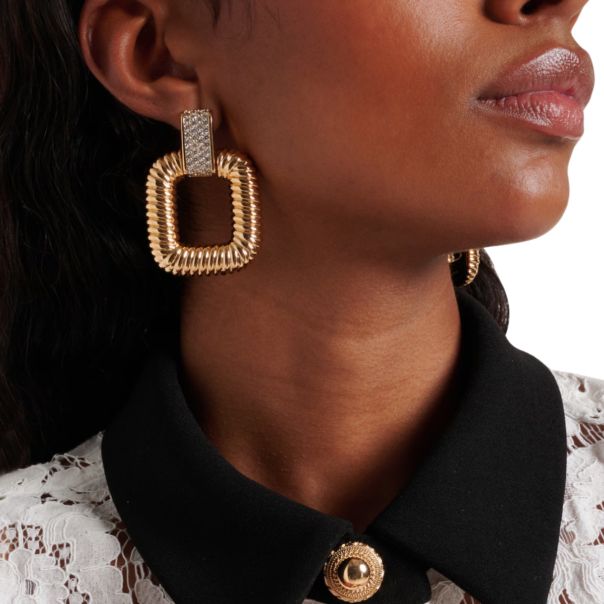 Gold Knocker Earrings