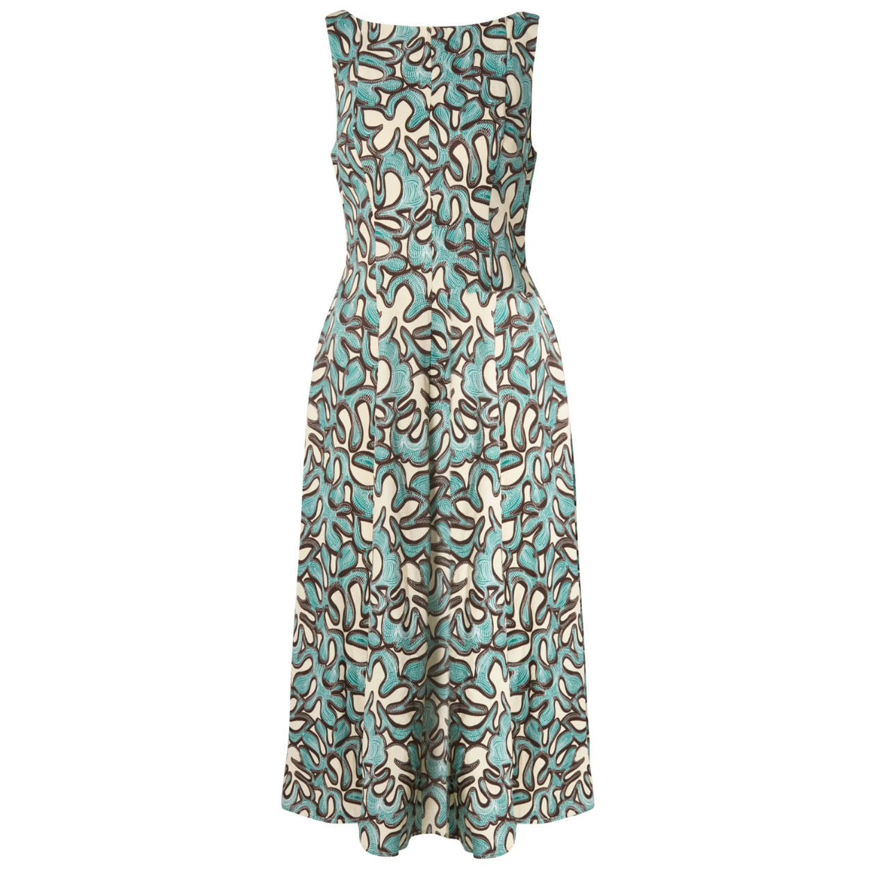 Xenia Midi Dress Ocean Corals