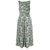 Xenia Midi Dress Ocean Corals