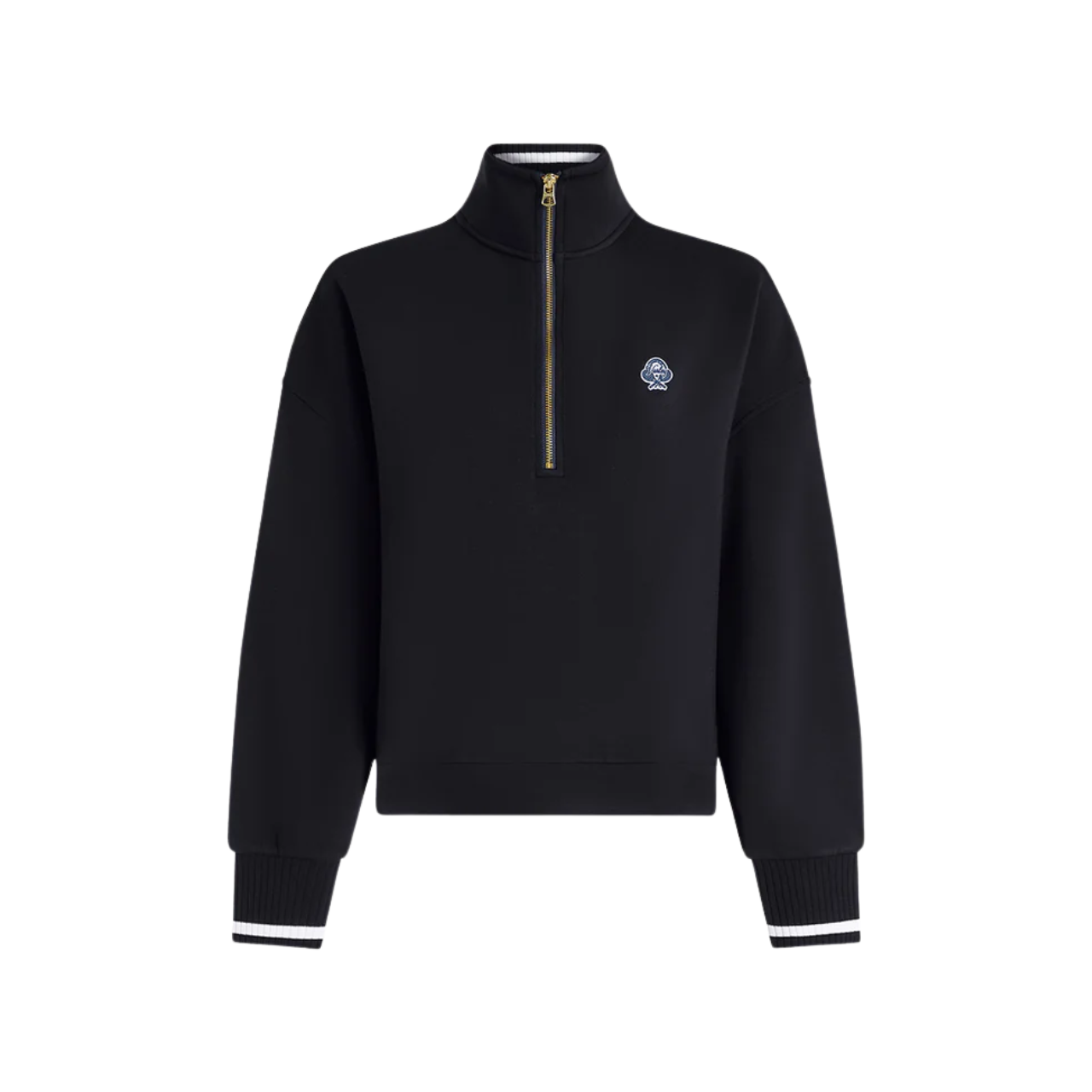 Bertie Navy Half Zip Sweat