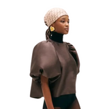 Silk Twill Monogram Scarf Beige