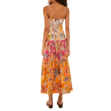 Liga Floral Maxi Sleeveless Dress