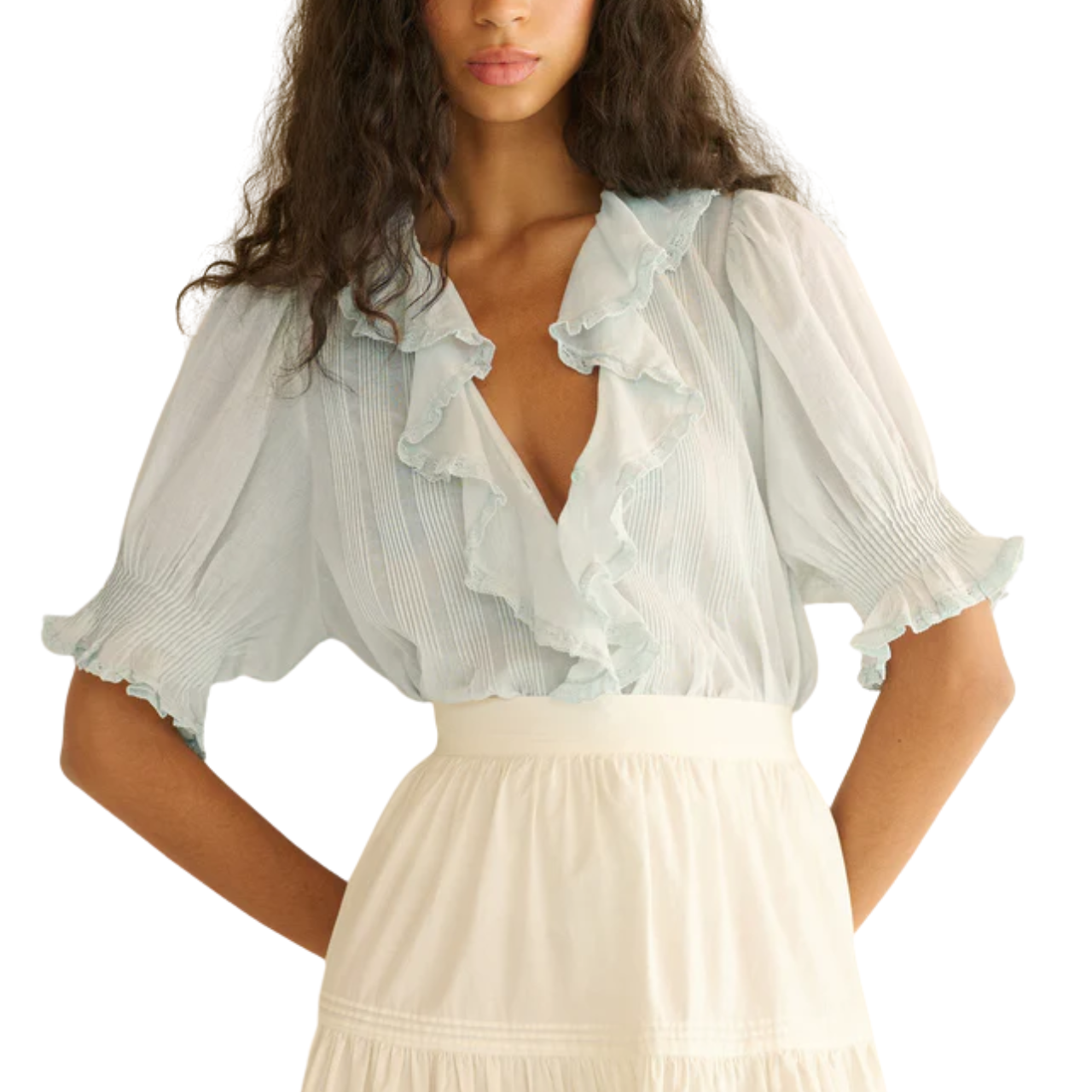 Henri Alice Blue Top