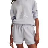 Ollie Xenon Blue High Rise Shorts 3.5