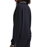 Bertie Navy Half Zip Sweat