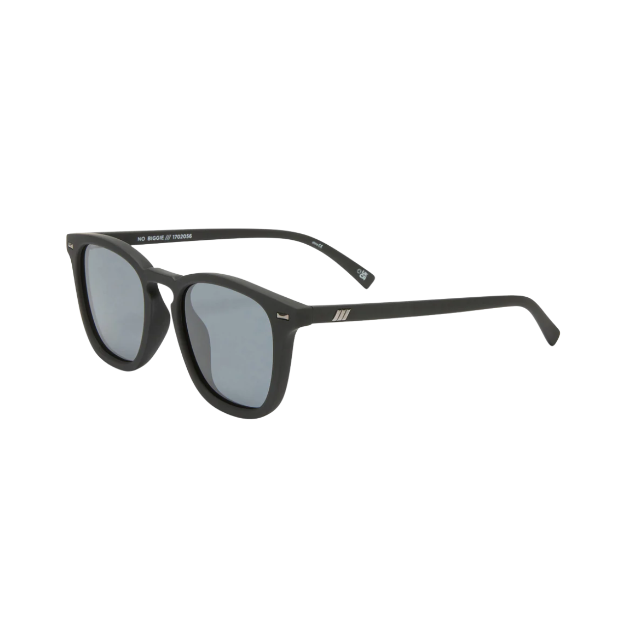 No Biggie Black Rubber Sunglasses