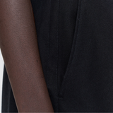 Yukio Black Gabardine Stretch Trousers