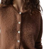 Vitow Chocolate Brown Cardigan