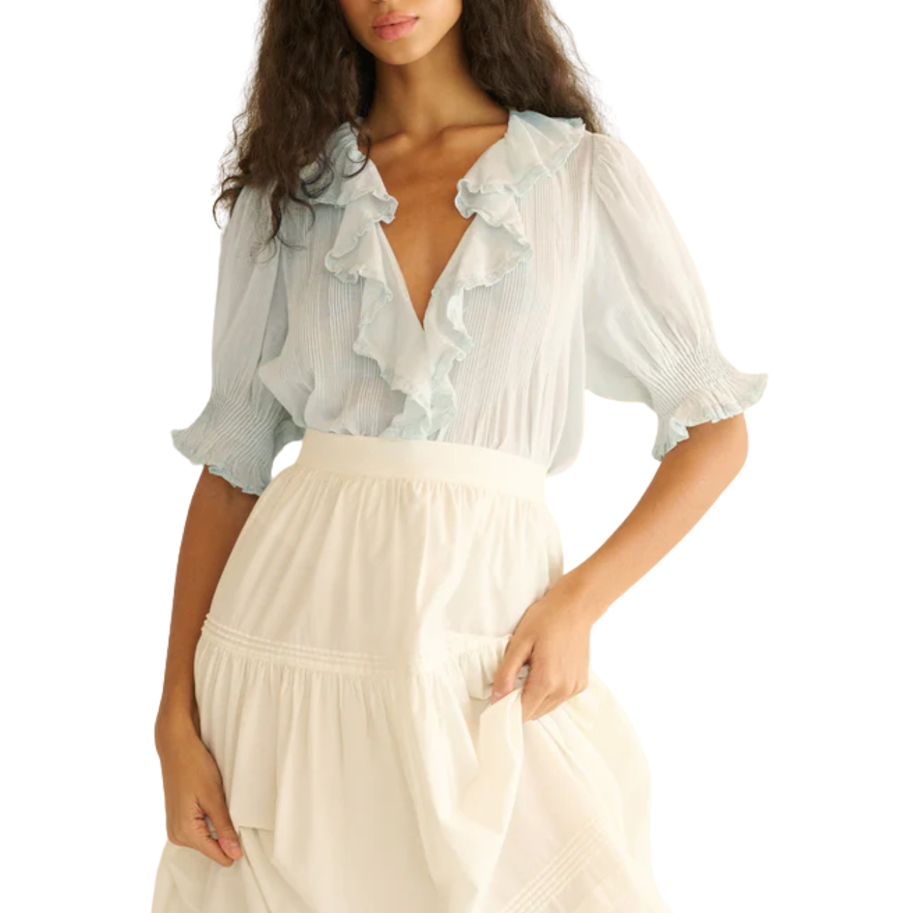 Henri Alice Blue Top