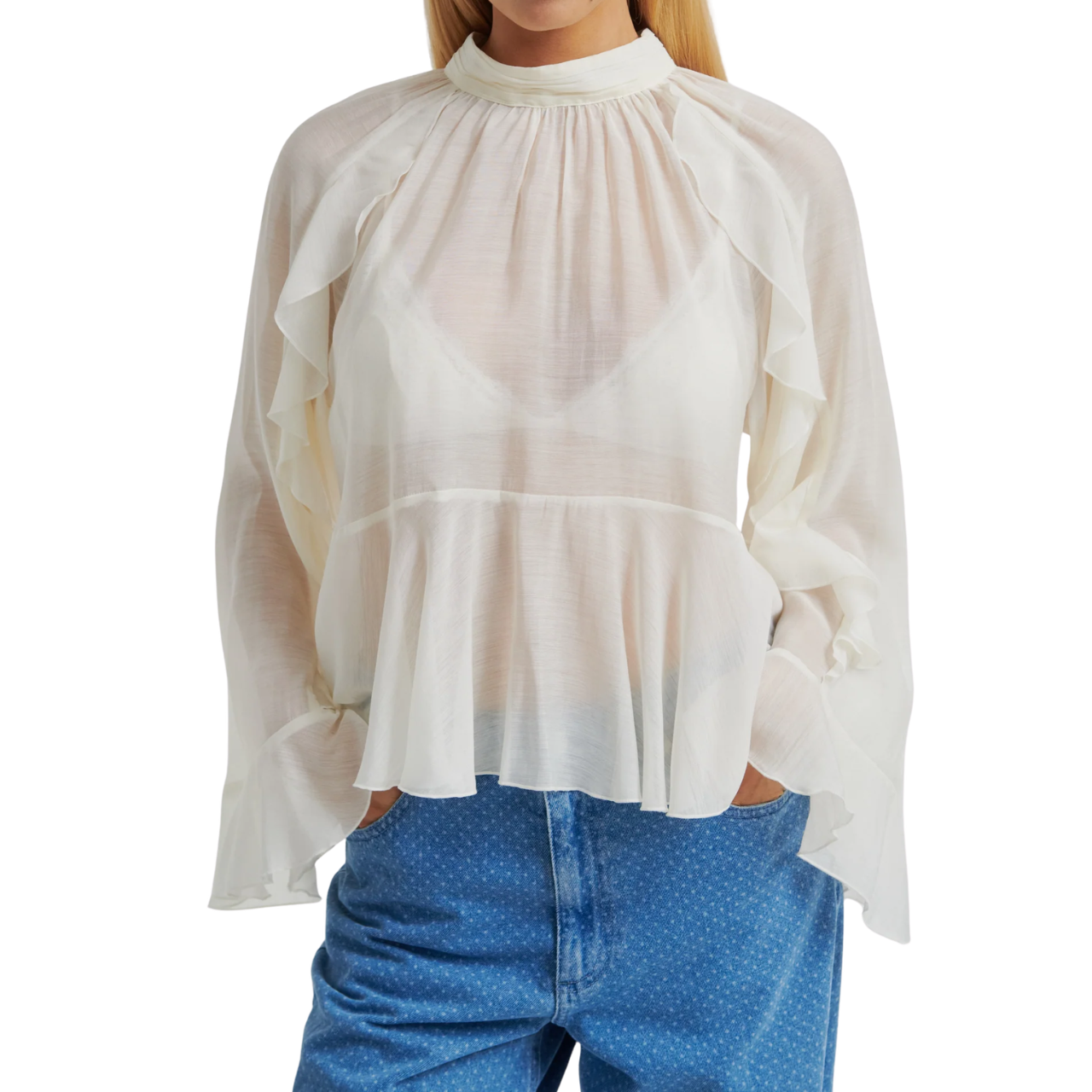 Naje Frill Blouse Tofu