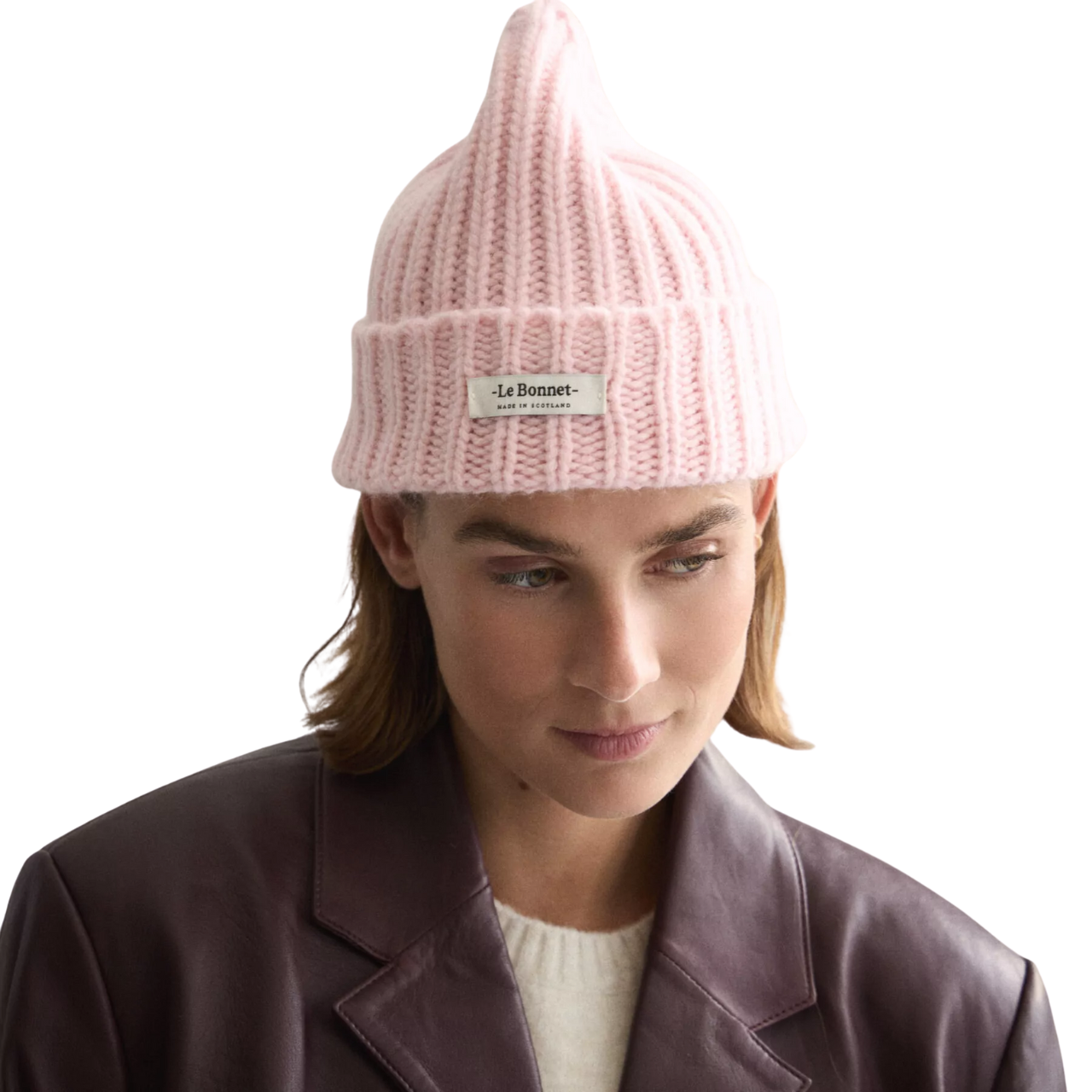 Le Bonnet Logo Beanie Blush