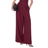 Paola Trousers Burgundy